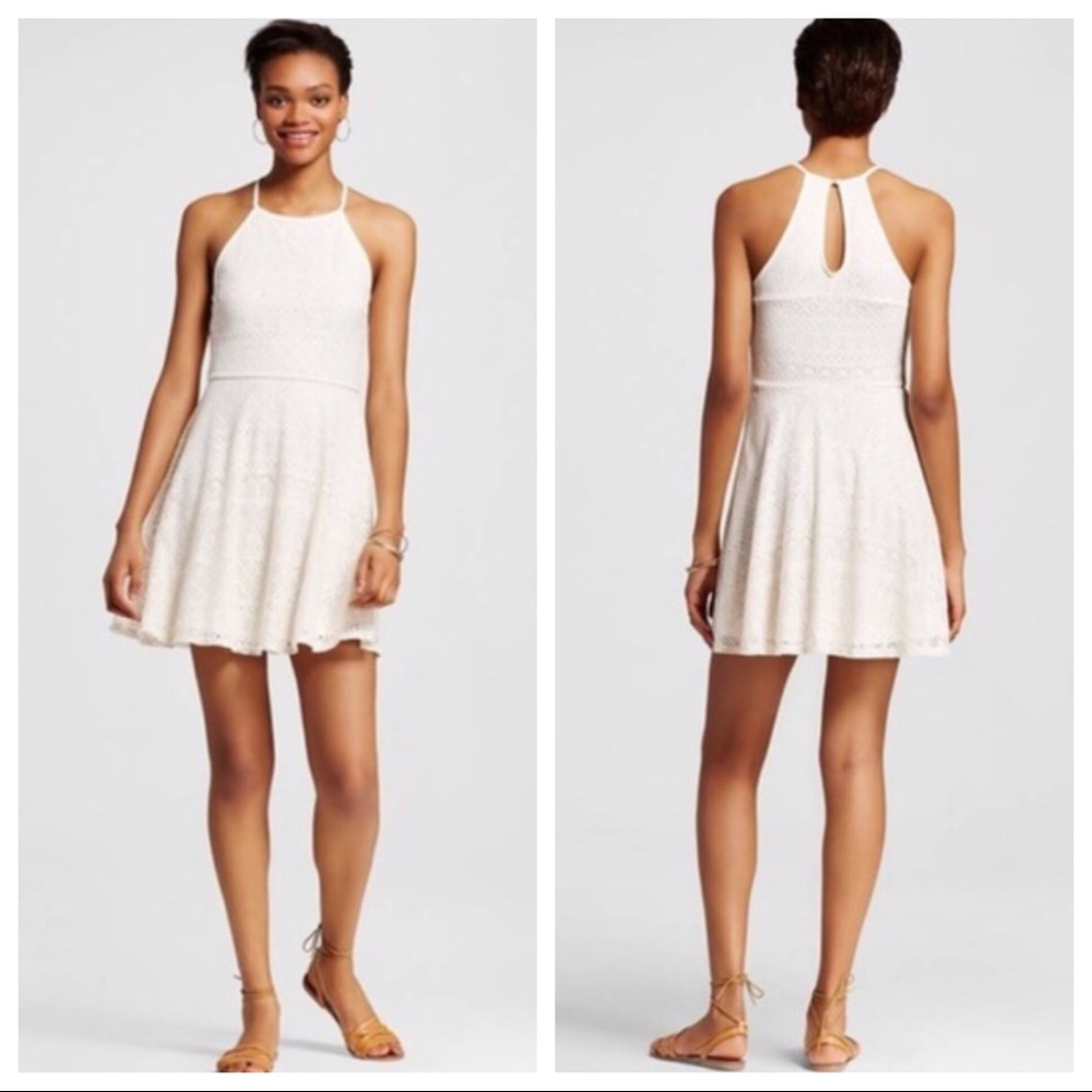 Mossimo Supply Company | Ivory Lace Skater Dress